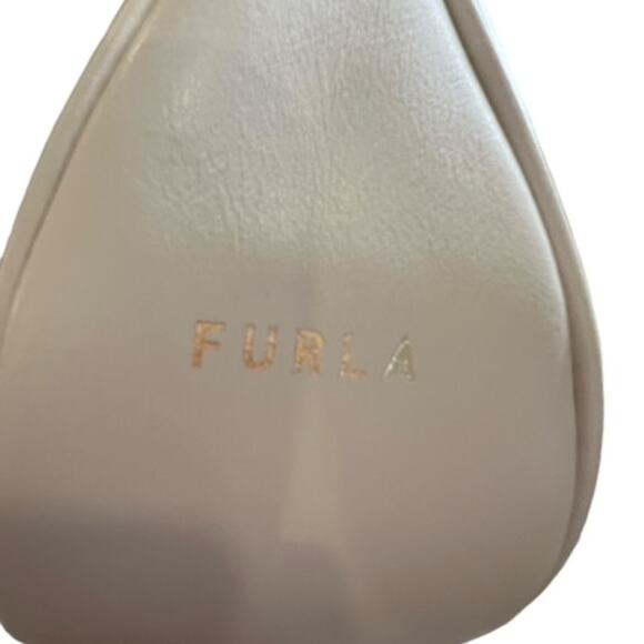 FURLA Women's Leather Shoulder Bag In Talco - NWT - Picture 9 of 10
